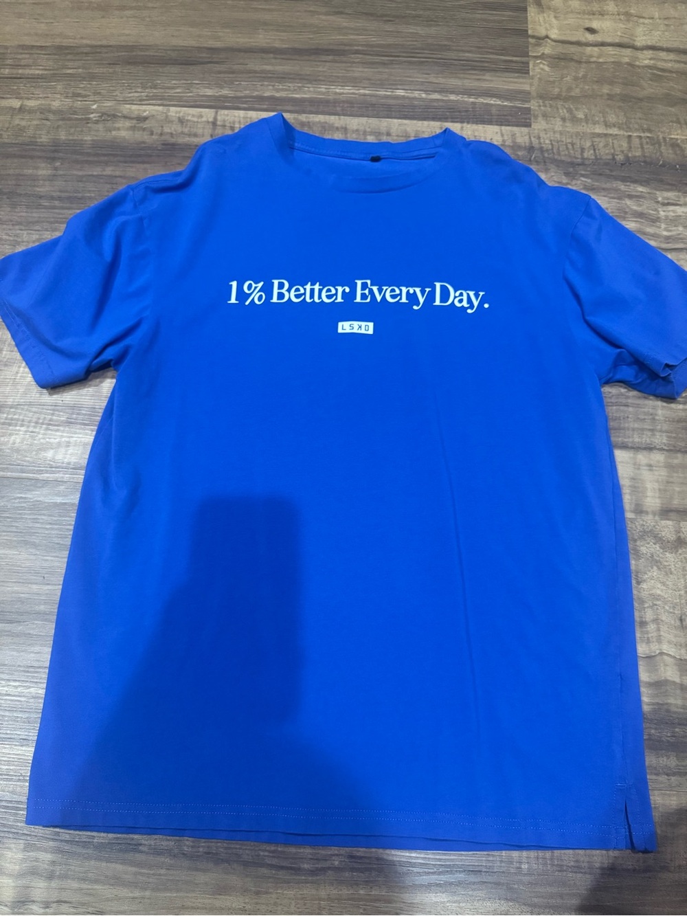 LSKD blue oversized shirt